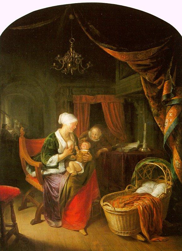 Gerrit Dou The Young Mother China oil painting art